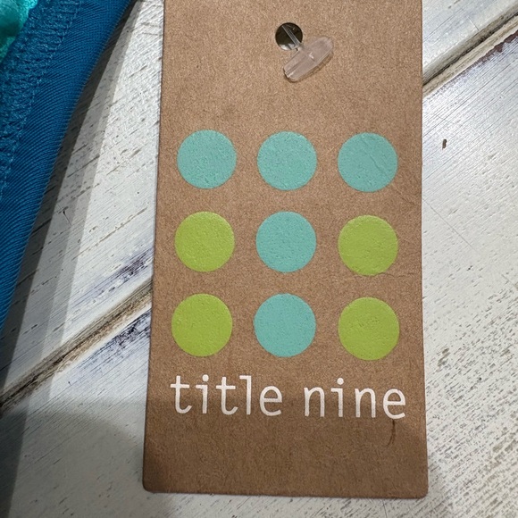 Title Nine Tankini Striped 32C And Swim Bikini - Teal Blue Size Small NWT - Picture 5 of 7
